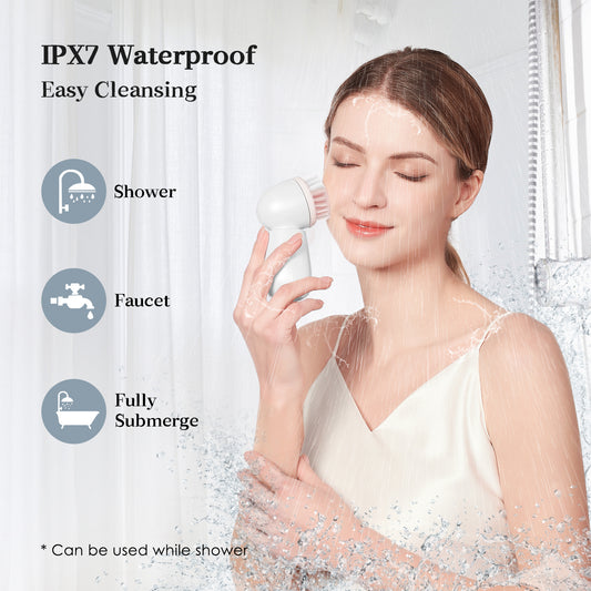 Mini Bottle Rotating Adsorption Electric Facial Cleansing Brush