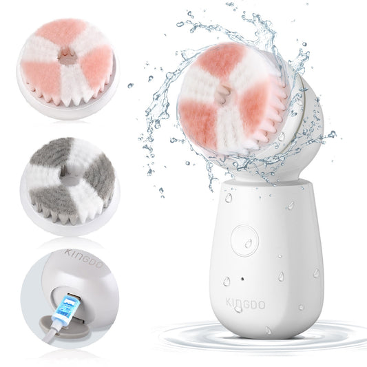 Mini Bottle Rotating Adsorption Electric Facial Cleansing Brush